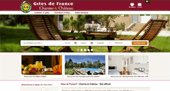 Desktop Screenshot of gites-de-france-charme.com